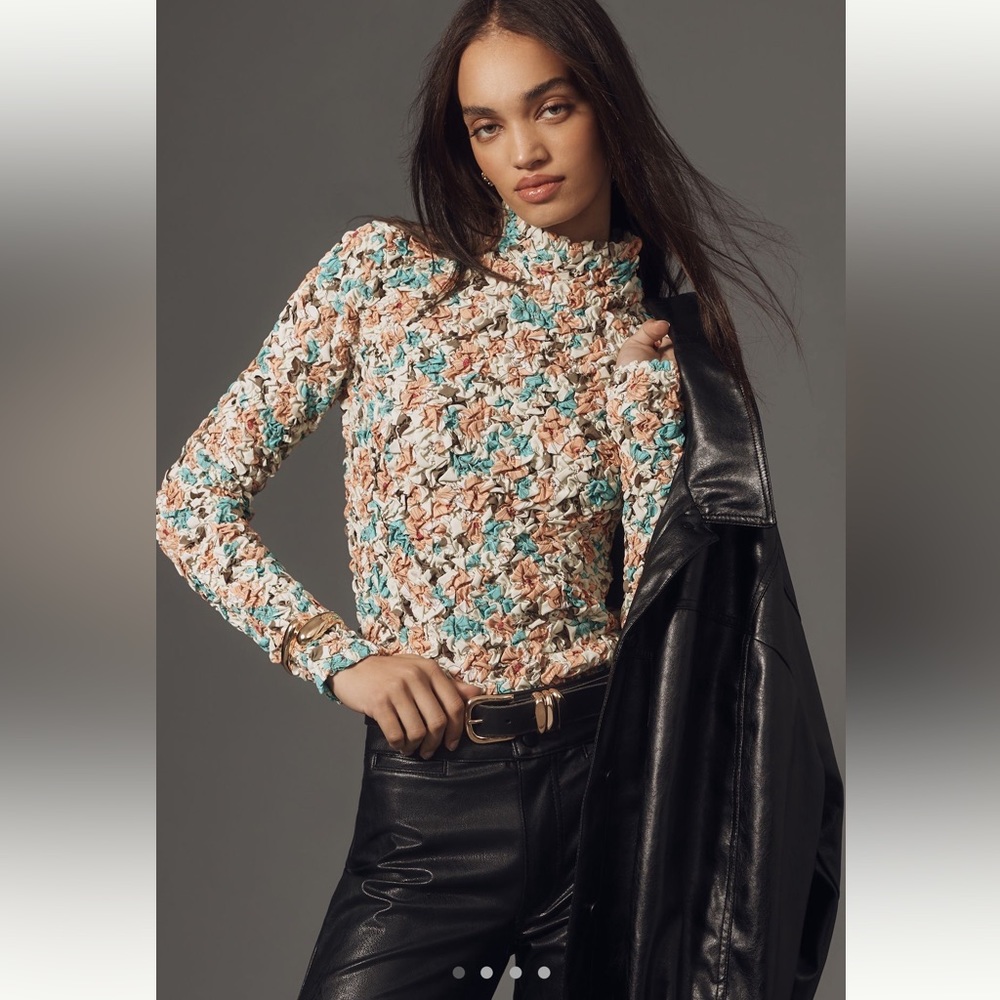 Dolan Pebble Smocked Top Anthropologie